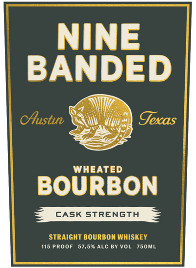 NINE BANDED CASK STR BBN WHSKY 750ML