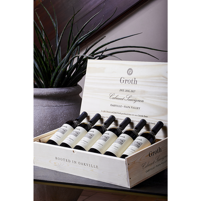 GROTH CABERNET SAUVIGNON OAKVILLE VERTICAL PACK 2 EACH 2015 2016 & 2017 750ML
