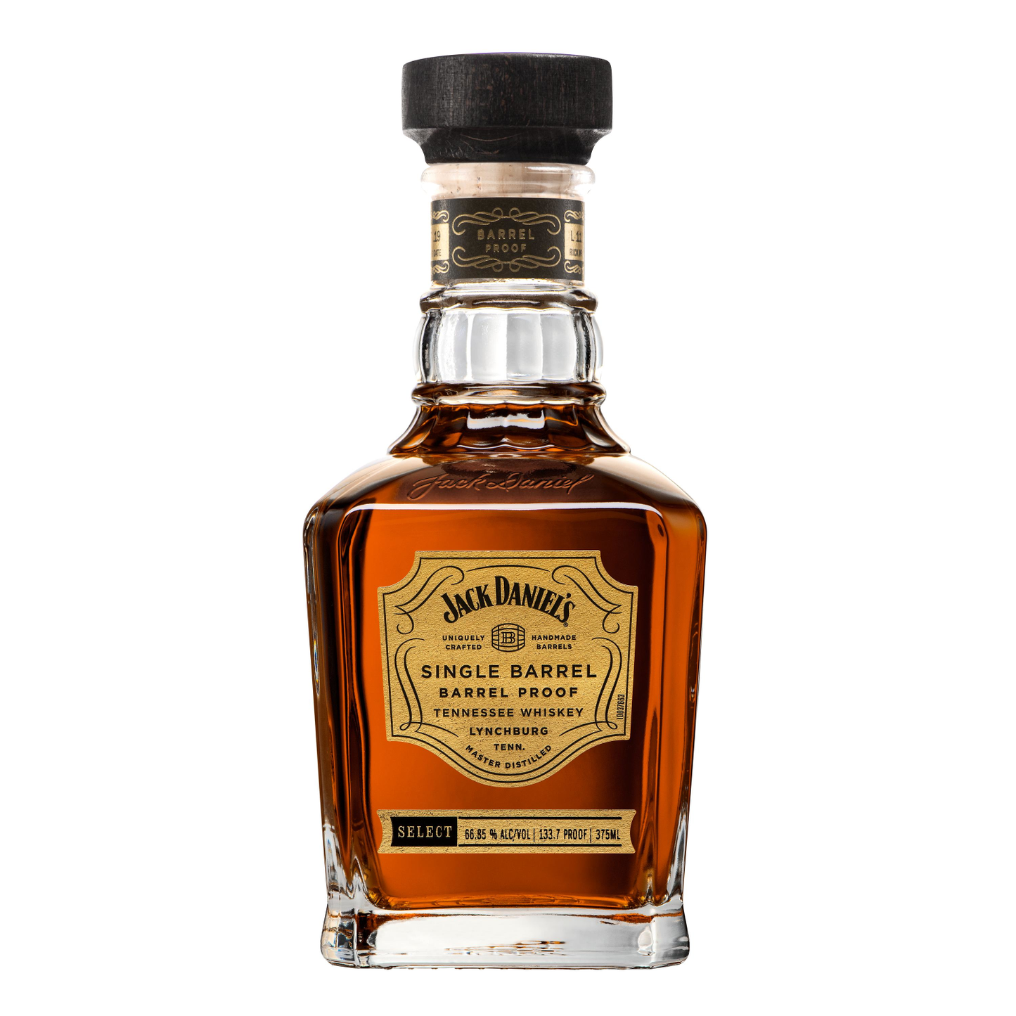 JACK DANIEL'S SINGLE BARREL, BARREL PROOF TENNESSEE WHISKEY 375ML