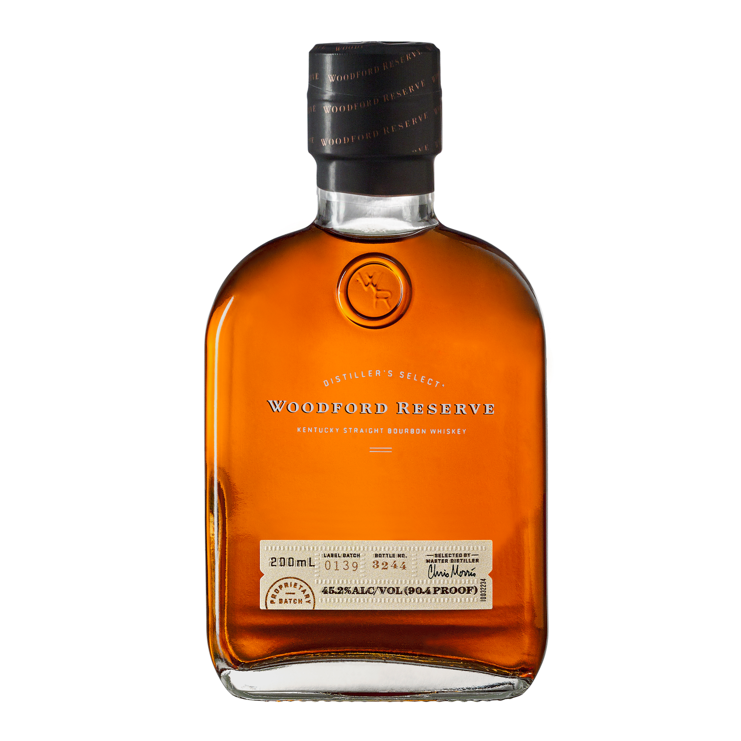 WOODFORD RESERVE KENTUCKY STRAIGHT BOURBON WHISKEY 200ML/187ML