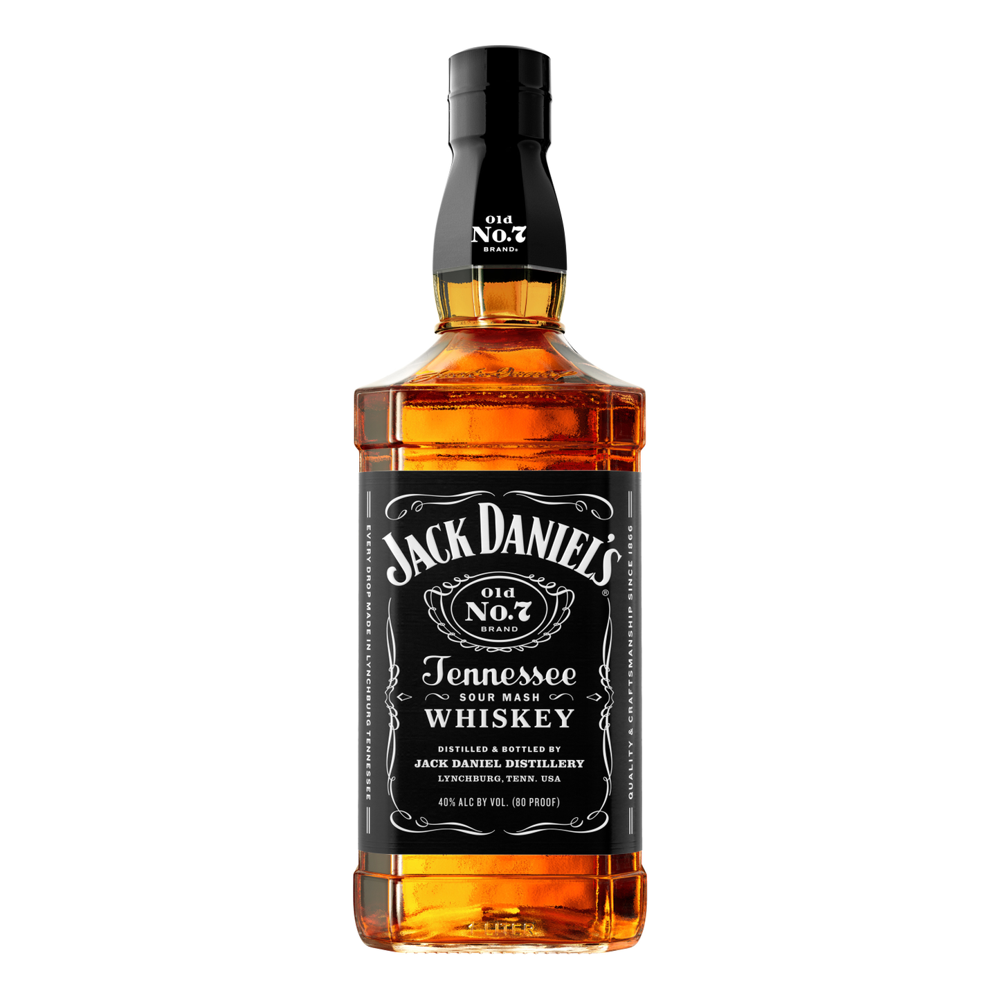 JACK DANIEL'S OLD NO. 7 TENNESSEE WHISKEY 1L