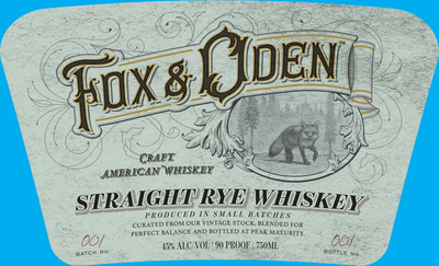 COPPERCRAFT FOX & ODEN RYE 750ML