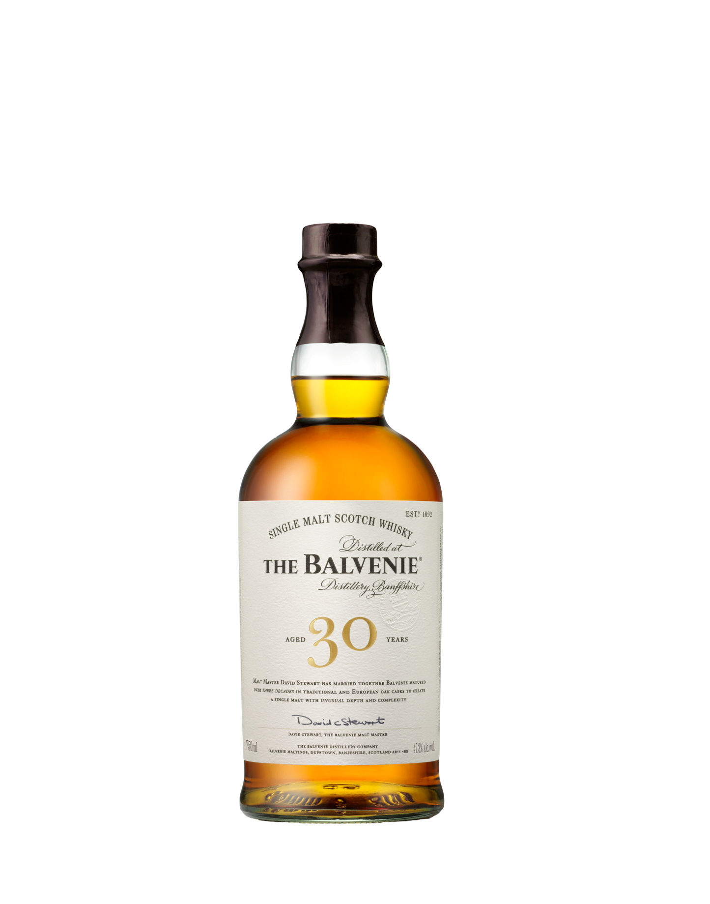 THE BALVENIE 30 YEAR OLD SINGLE MALT SCOTCH WHISKY 750ML