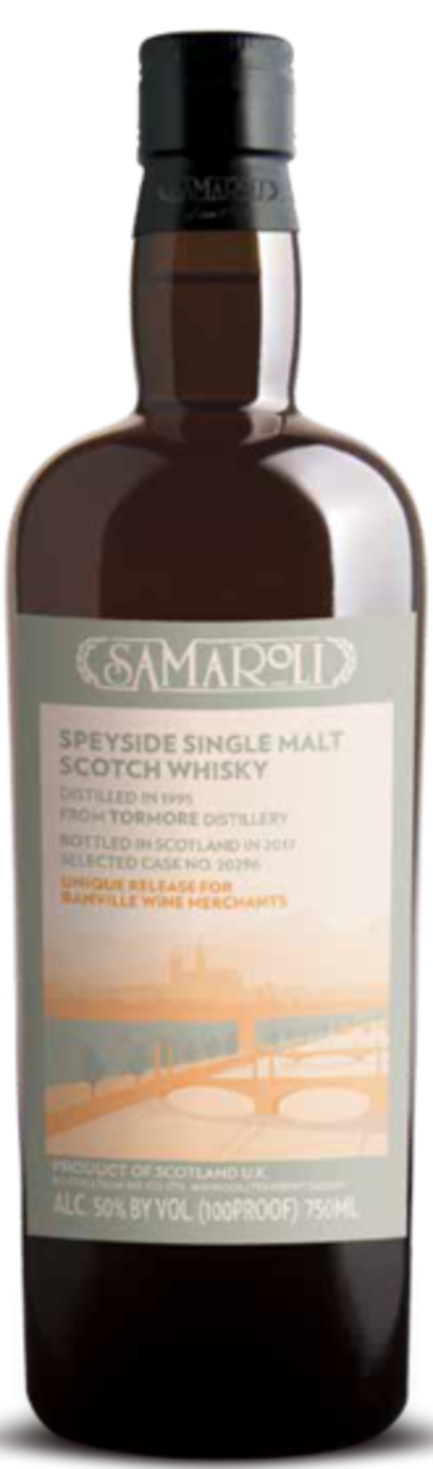 SAMAROLI'S PEATY BLENDED 1995 750ML