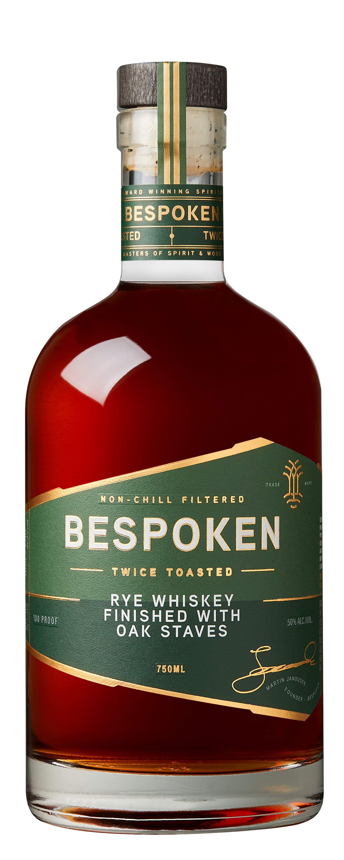 BESPOKEN TOASTED RYE WHSKY 750ML