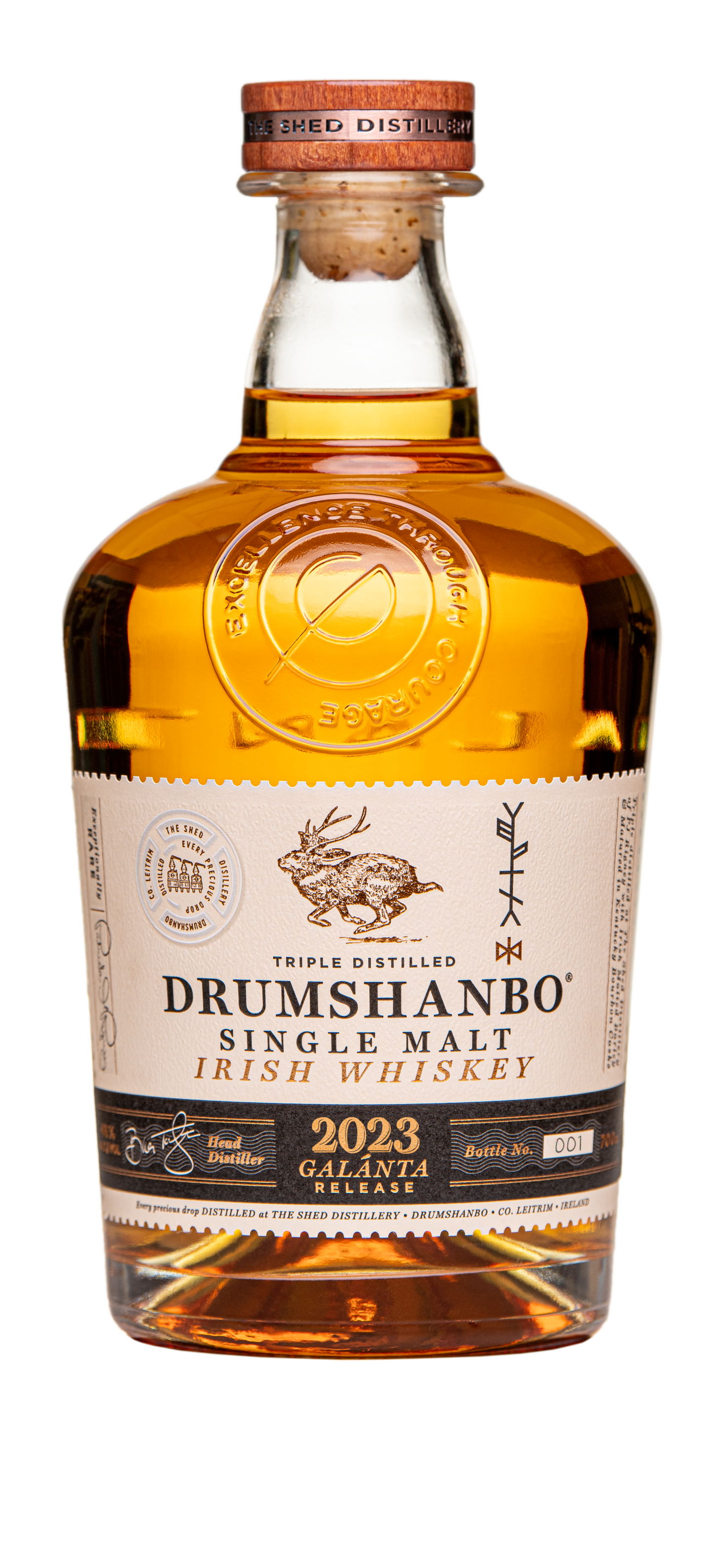 DRUMSHANBO SINGLE MALT IRISH WHISKY 750ML