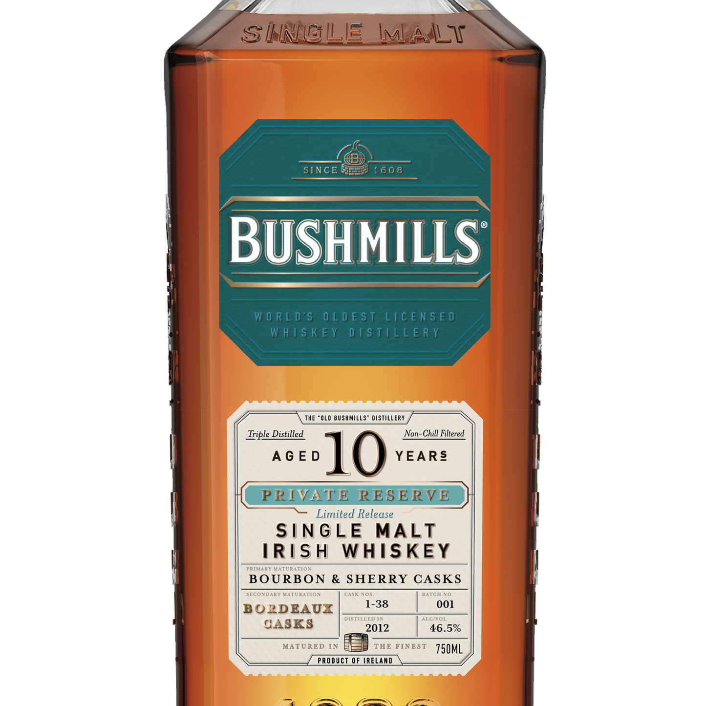 BUSHMILLS PVT RSV SNGL MT 10YR 750ML