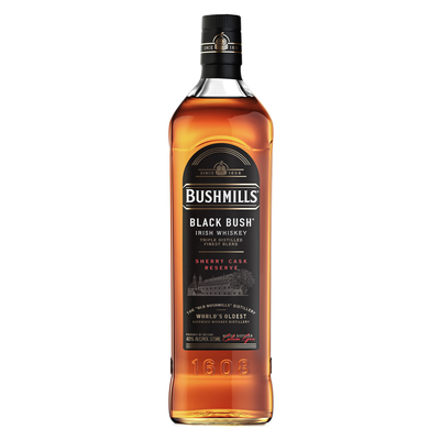 BUSHMILLS BLACK BUSH IRISH WHISKEY 375ML