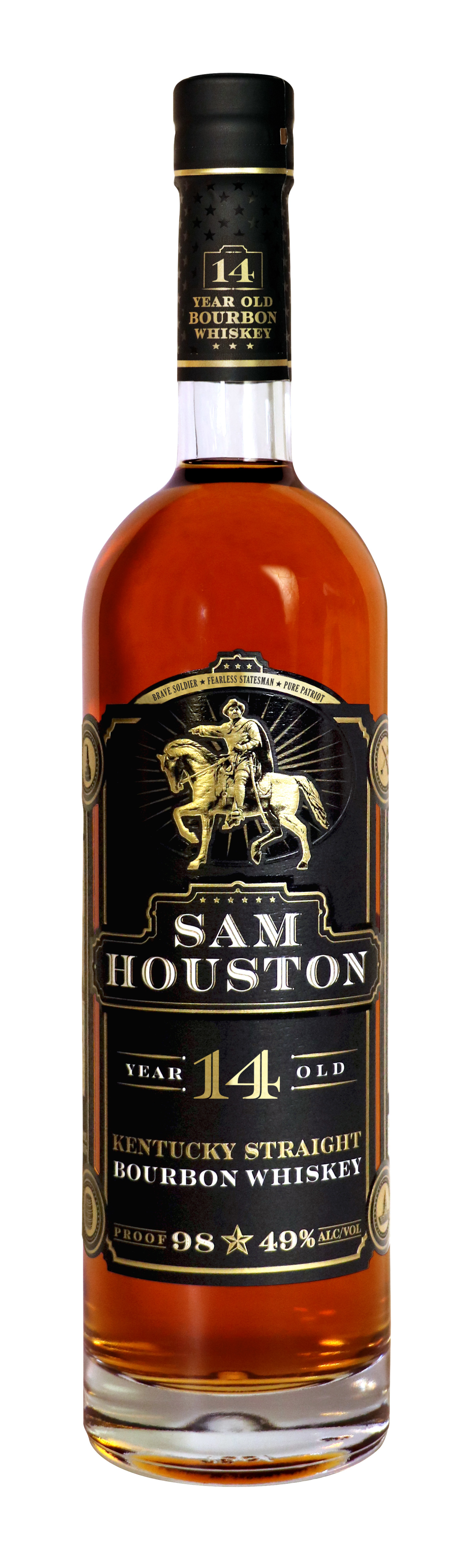 SAM HOUSTON 14 YEAR OLD KENTUCKY STRAIGHT BOURBON WHISKEY 750ML