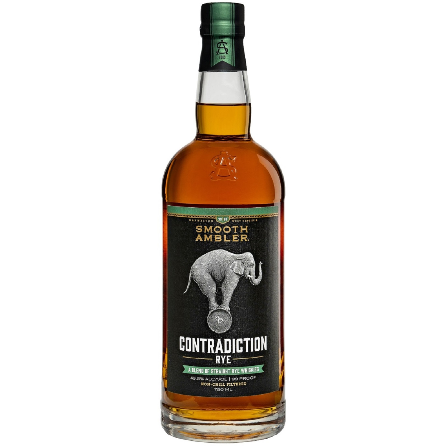 SMOOTH AMBLER CONTRADICTION KENTUCKY STRAIGHT RYE WHISKEY 750ML