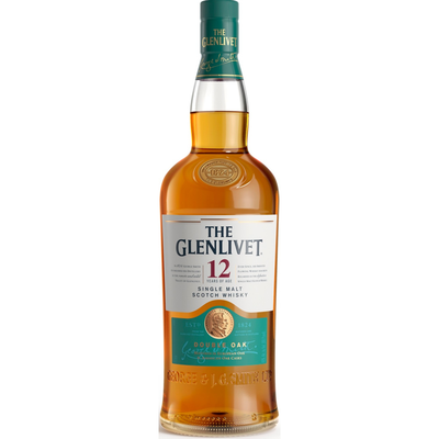 THE GLENLIVET 12 YEAR OLD SINGLE MALT SCOTCH WHISKY 1L