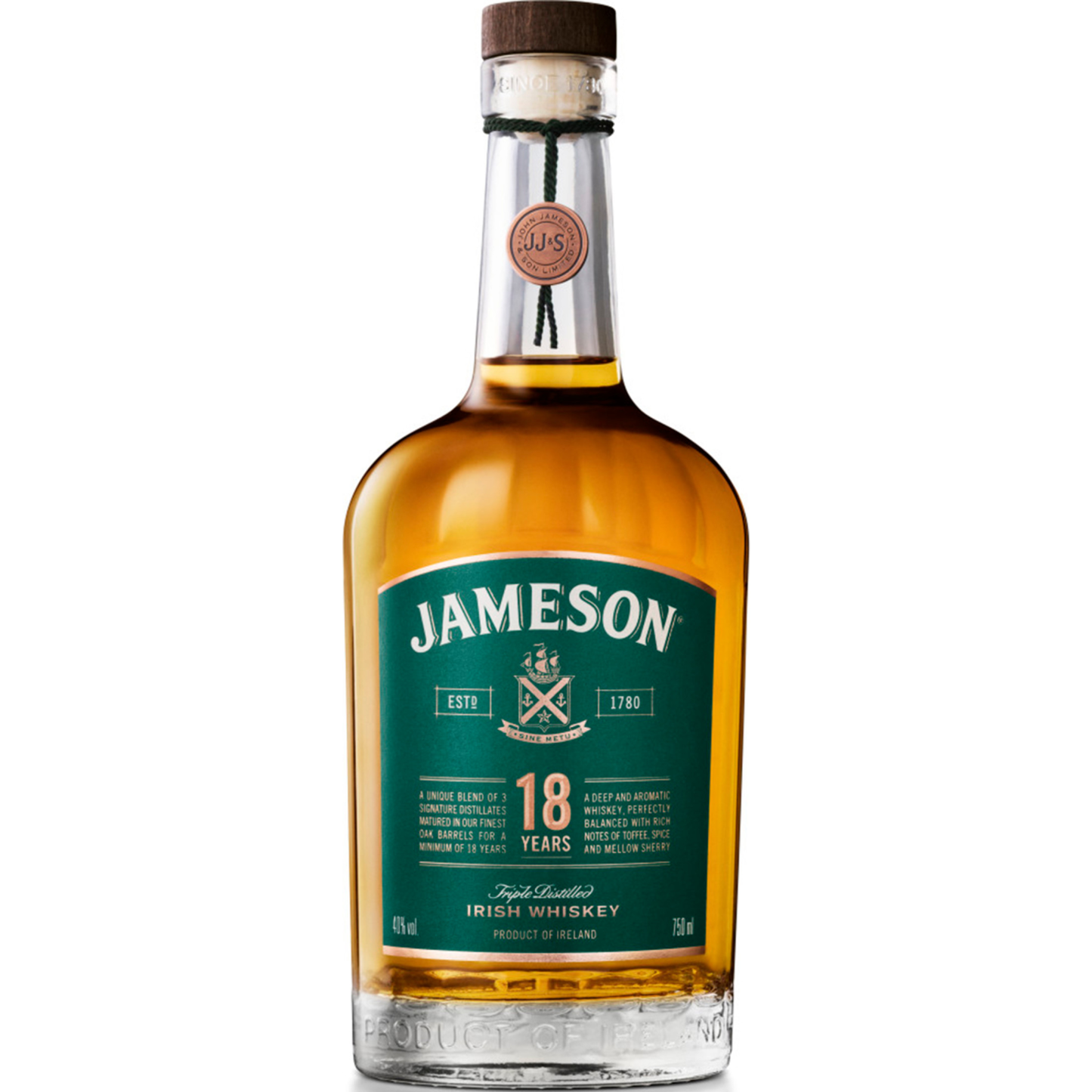 JAMESON 18 YEAR IRISH 92 PROOF 750ML