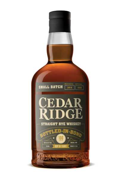 CEDAR RIDGE BTTLED IN BOND RYE 750ML