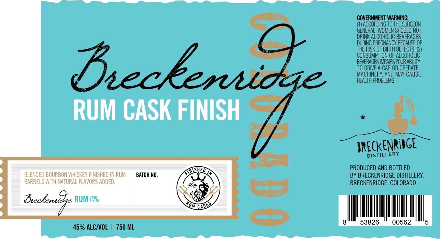 BRECKENRIDGE RUM CASK FIN WHSK 750ML