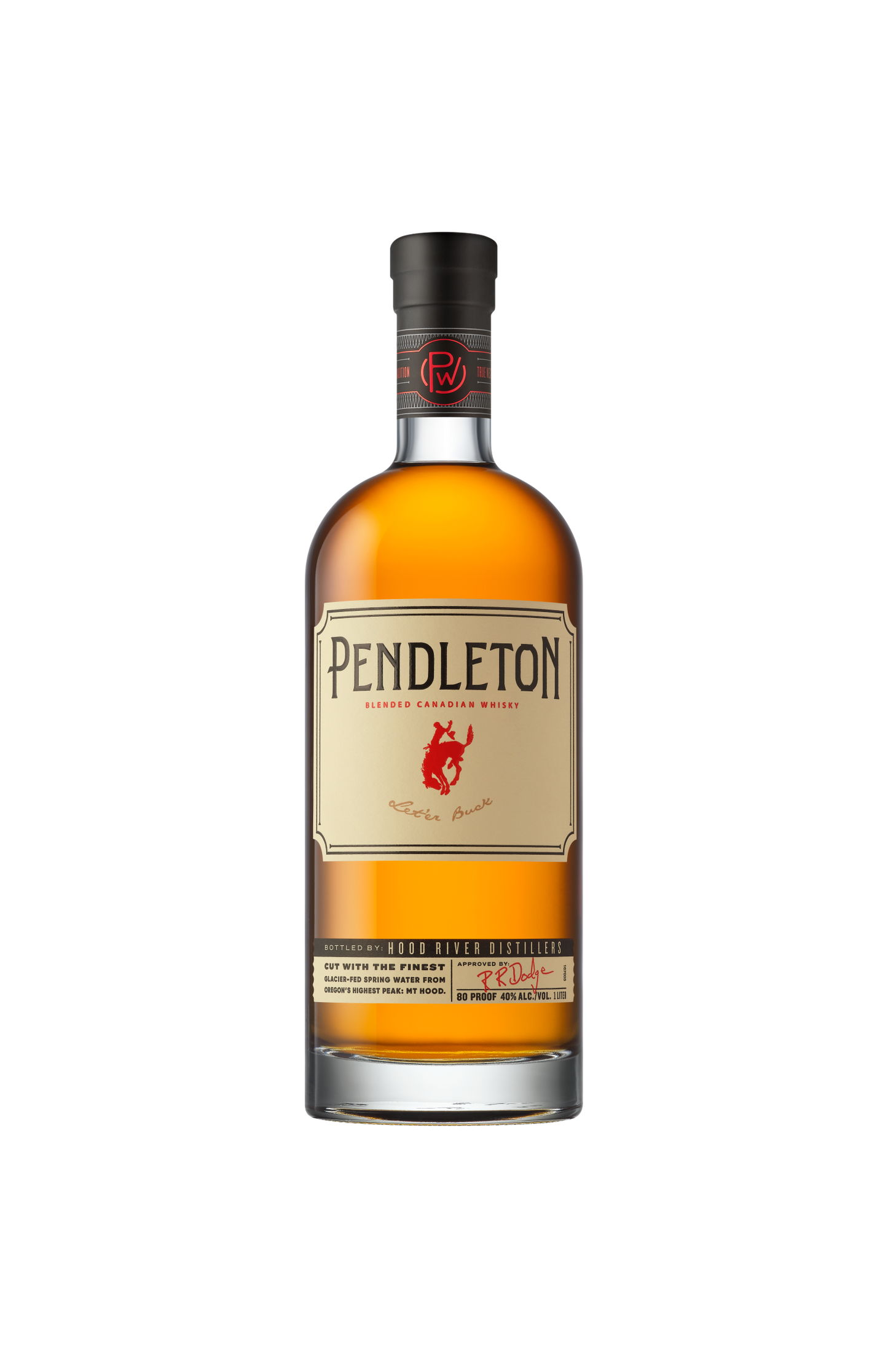 PENDLETON BLENDED CANADIAN WHISKY 1L