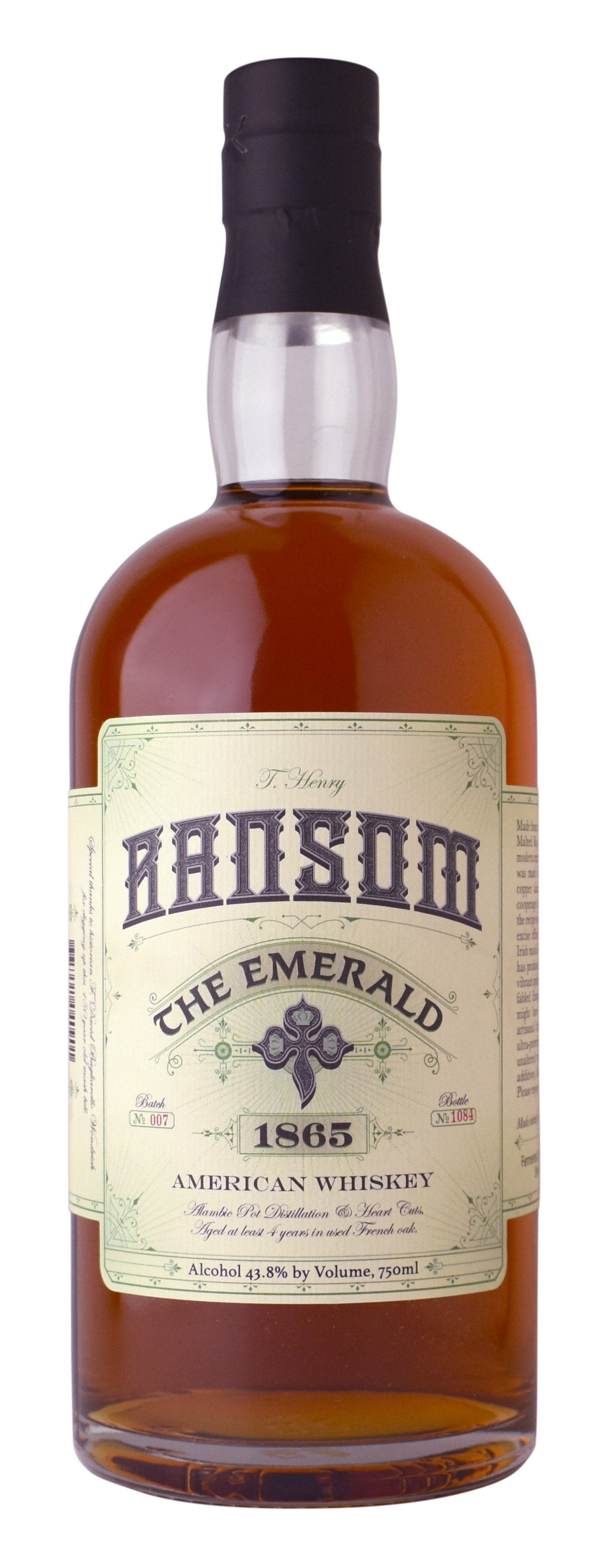 RANSOM EMERALD WHISKEY IBG 750ML