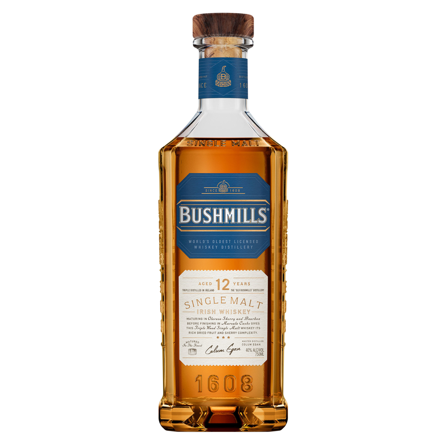 BUSHMILLS IRISH MALT 12YR 750ML