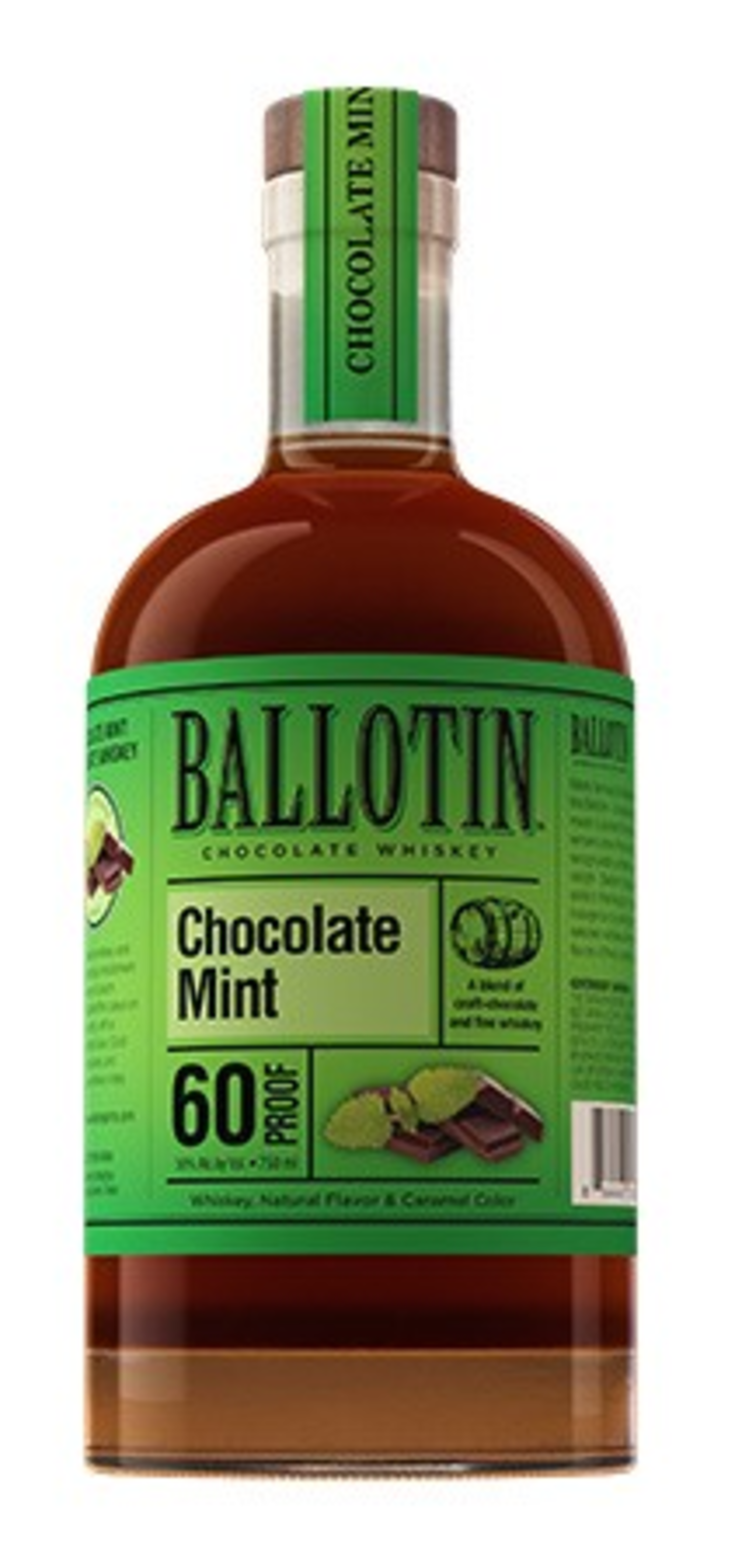 BALLOTIN CHOCOLATE MINT WHISKEY 750ML