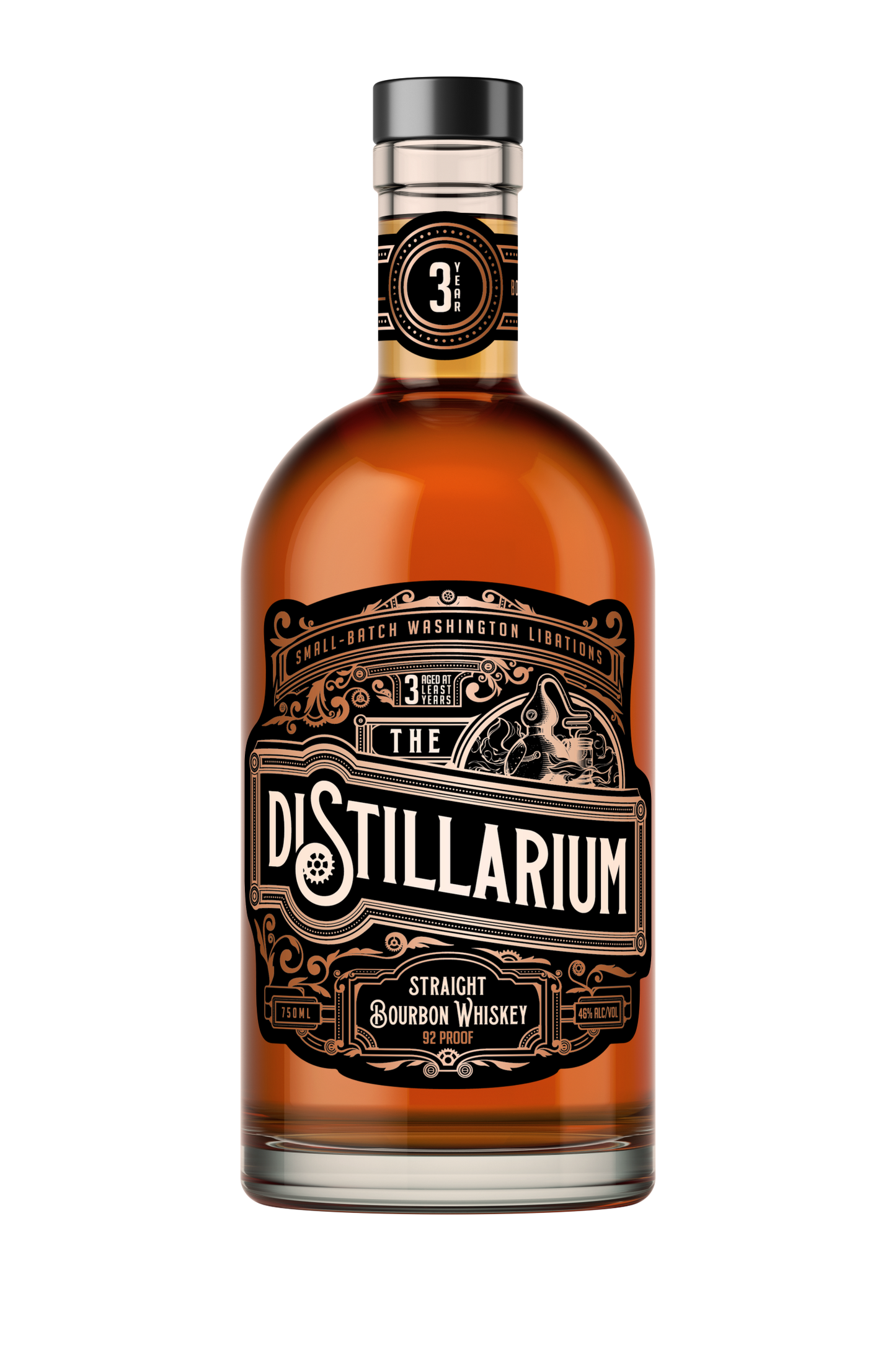 DISTILLARIUM 3 YEAR OLD STRAIGHT BOURBON WHISKEY 750ML