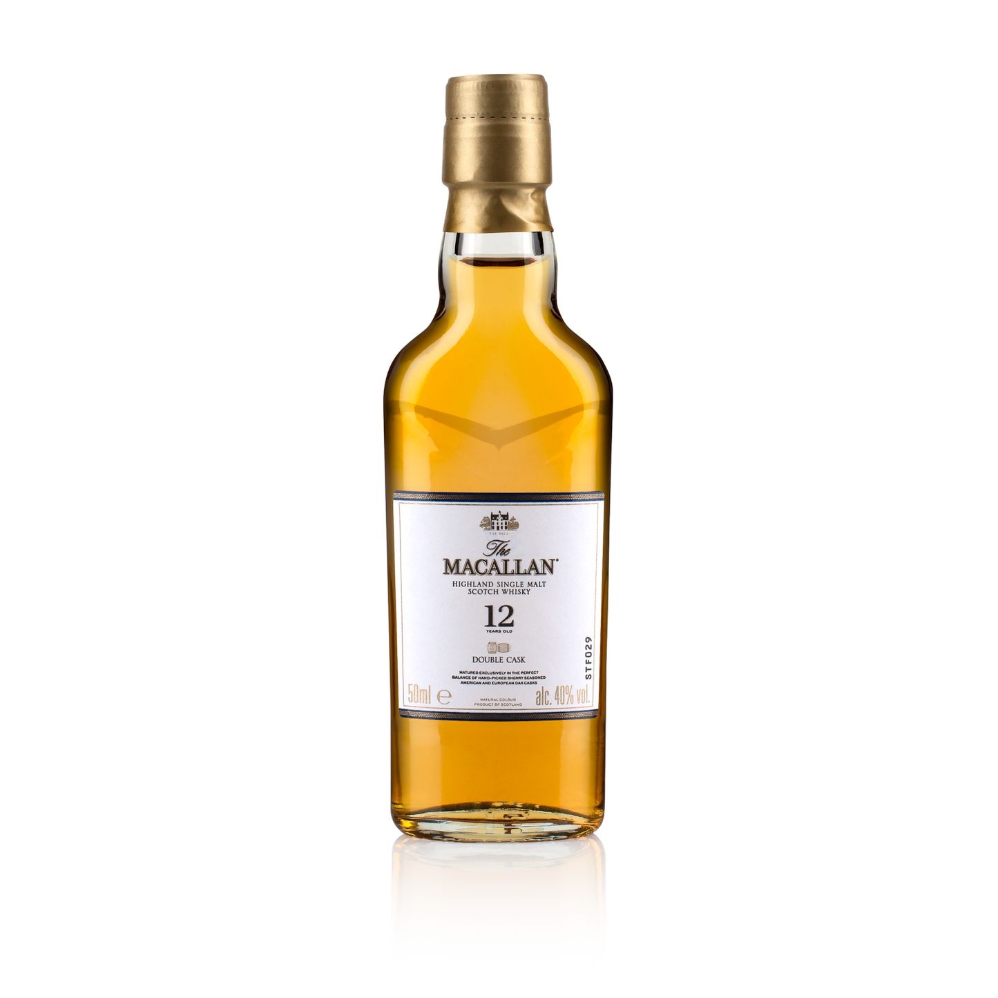 THE MACALLAN 12 YEAR OLD DOUBLE CASK SINGLE MALT SCOTCH WHISKY 50ML