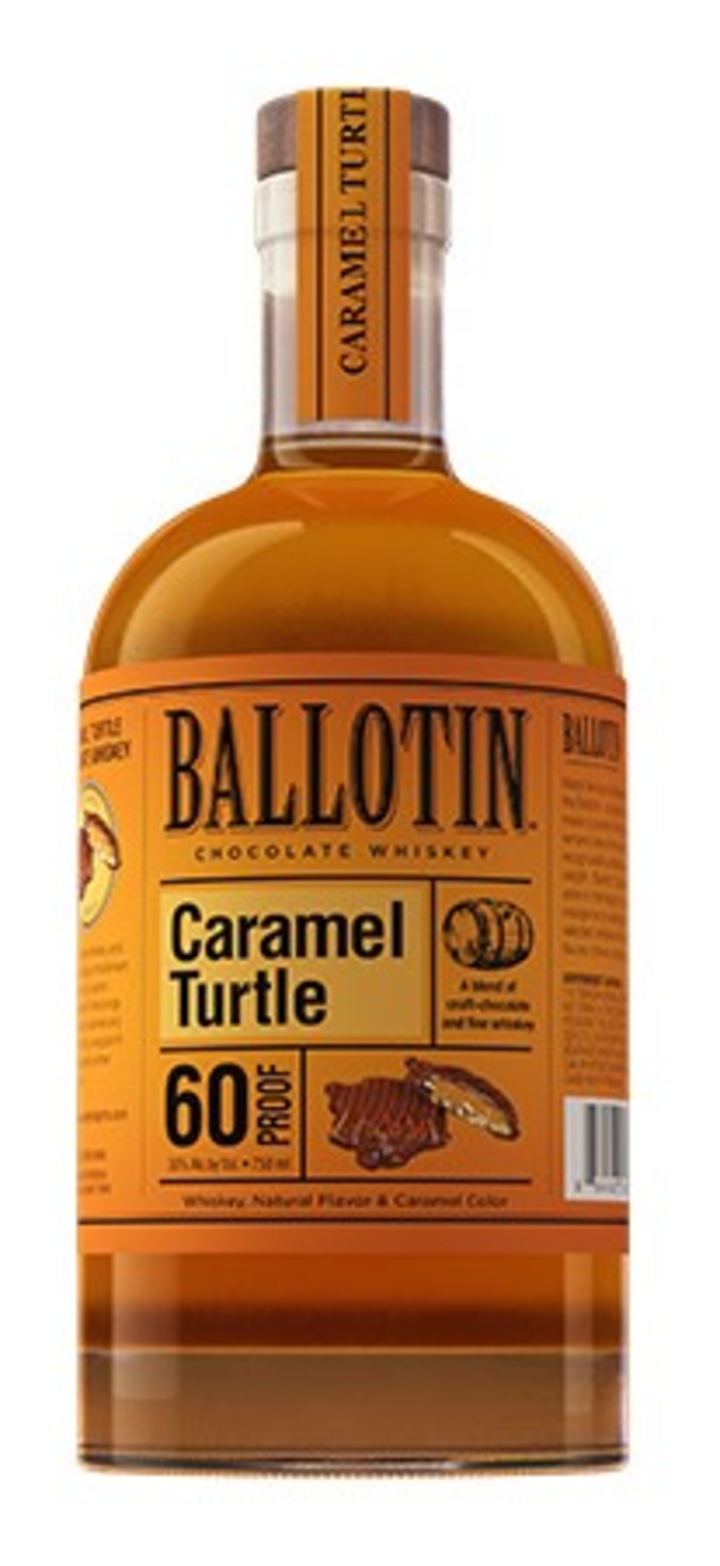 BALLOTIN CARAMEL TURTLE CHOCOLATE WHISKEY 750ML