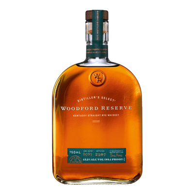 WOODFORD RESERVE KENTUCKY STRAIGHT RYE WHISKEY 750ML