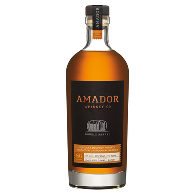 AMADOR WHISKEY DOUBLE BARREL WHEATED CHARDONNAY BARREL BOURBON WHISKEY 750ML