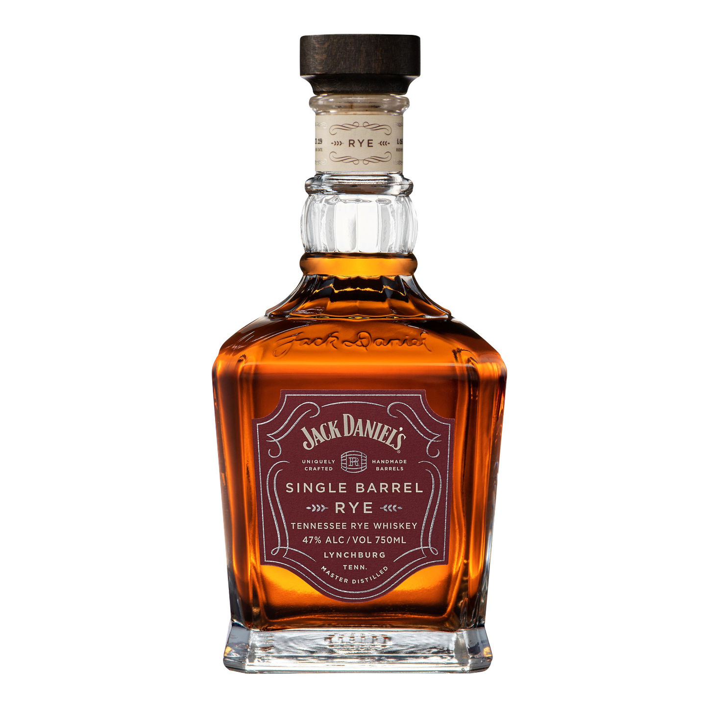 JACK DANIEL'S SINGLE BARREL TENNESSEE RYE WHISKEY 750ML