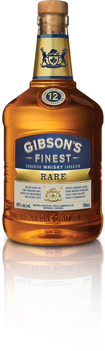 GIBSON'S RARE 12 YEAR OLD CANADIAN WHISKY 750ML