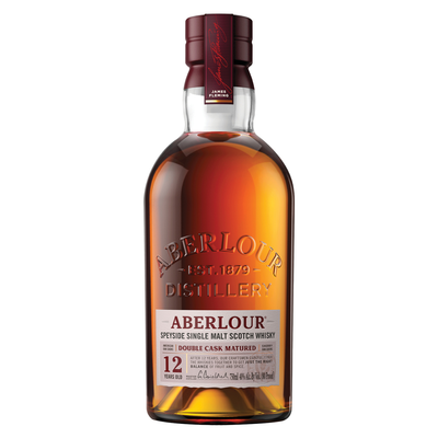 ABERLOUR 12 YEAR OLD SINGLE MALT SCOTCH WHISKY 750ML