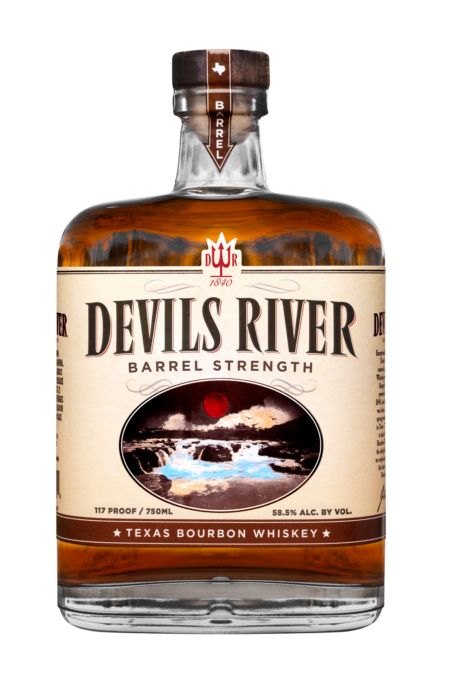 DEVILS RIVER BARREL STRENGTH BOURBON 750ML