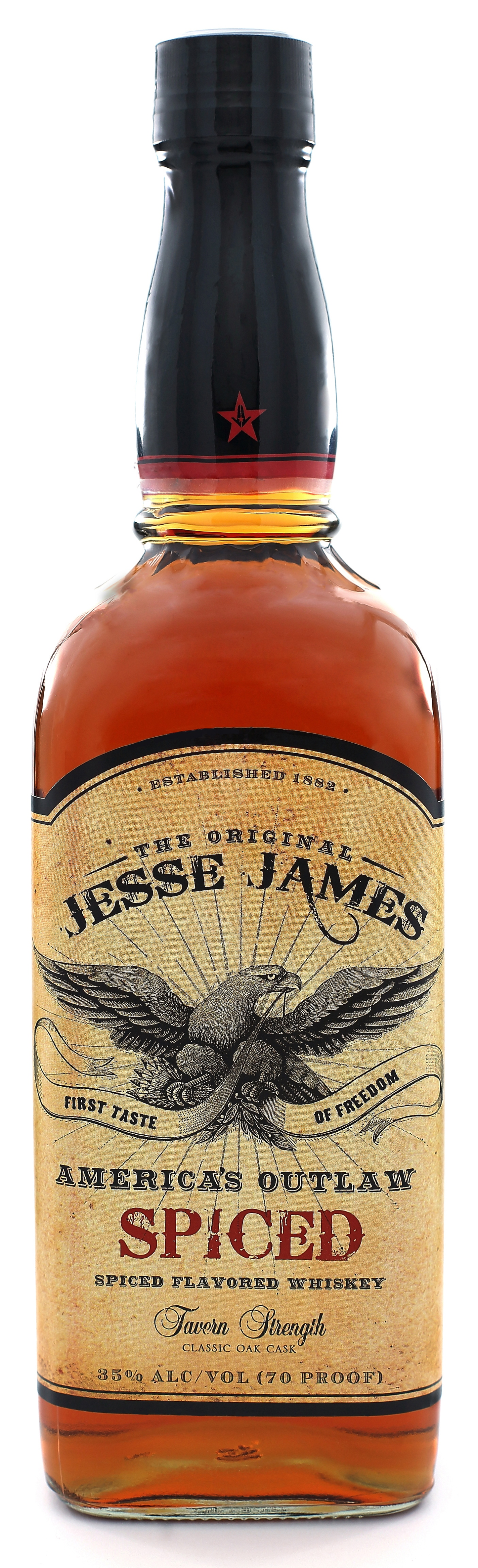 JESSE JAMES AMERICA'S OUTLAW SPICED WHISKEY 750ML