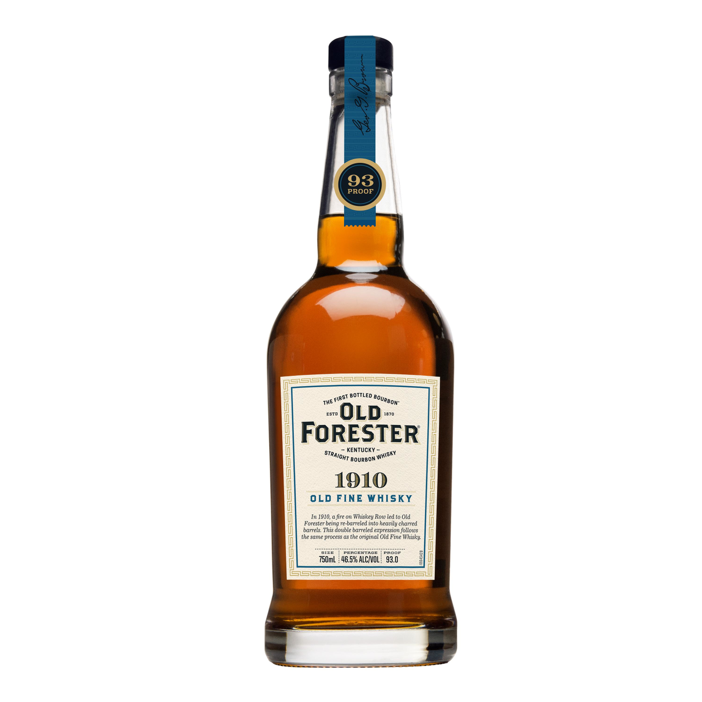 OLD FORESTER 1910 OLD FINE KENTUCKY STRAIGHT BOURBON WHISKEY 750ML