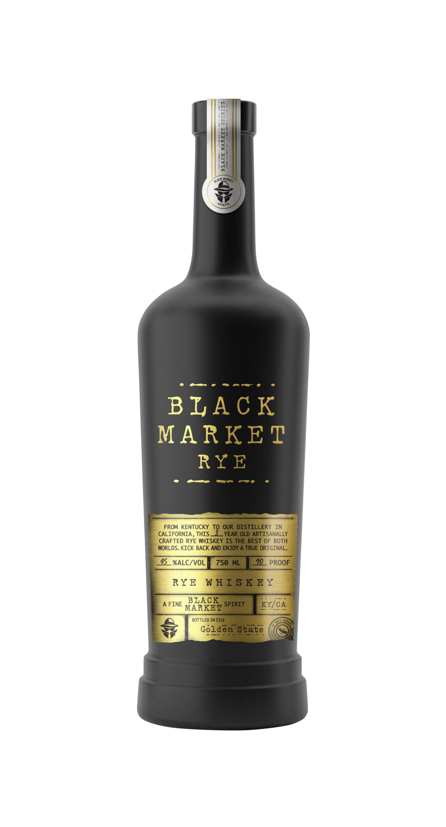 BLACK MARKET RYE WHSKY 1L