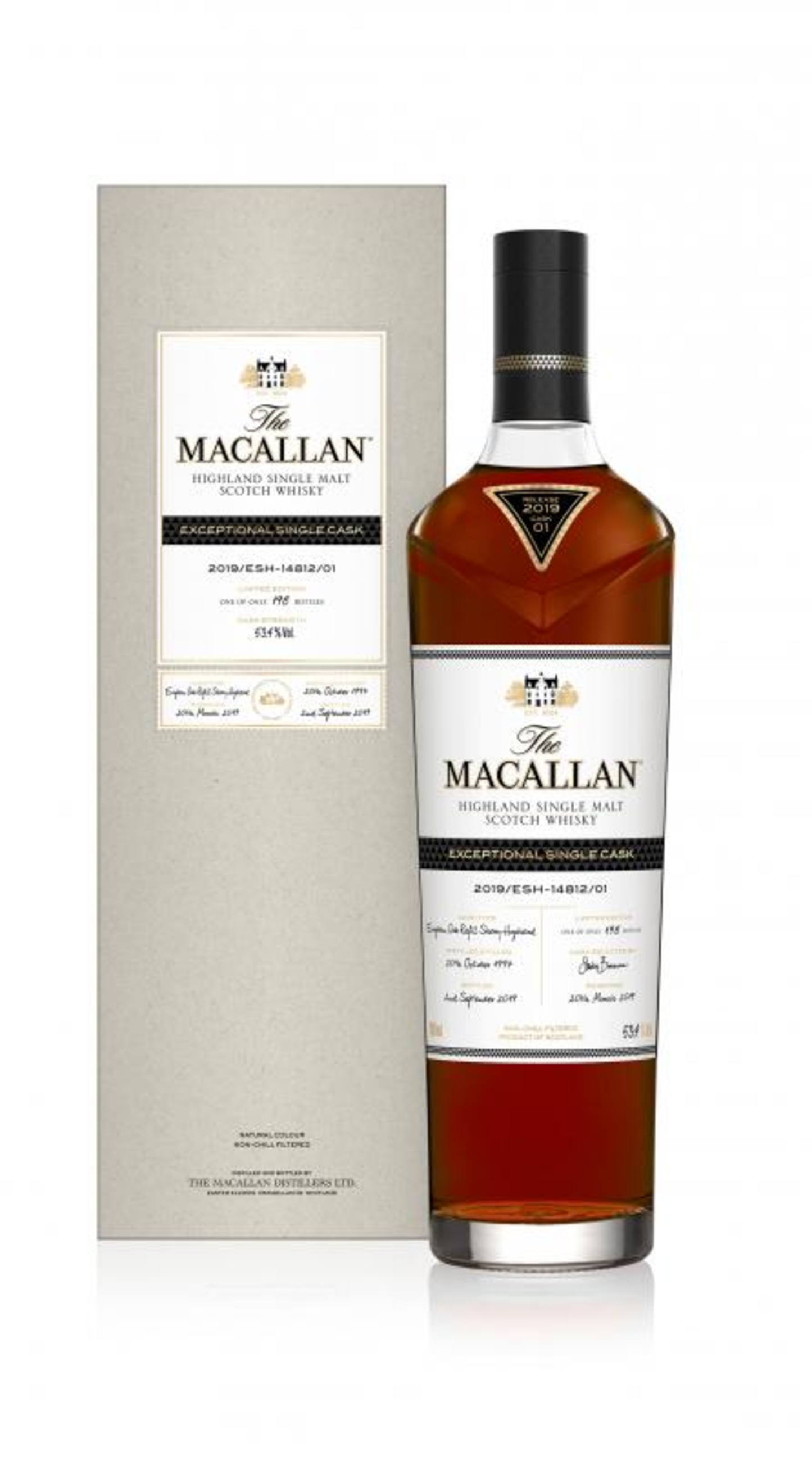 THE MACALLAN EXCEPTIONAL SINGLE CASK 2019 - 14812 SINGLE MALT SCOTCH WHISKY 750ML