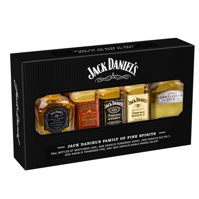 JACK DANIEL'S FAMILY OF FINE SPIRITS VARIETY PACK 50ML