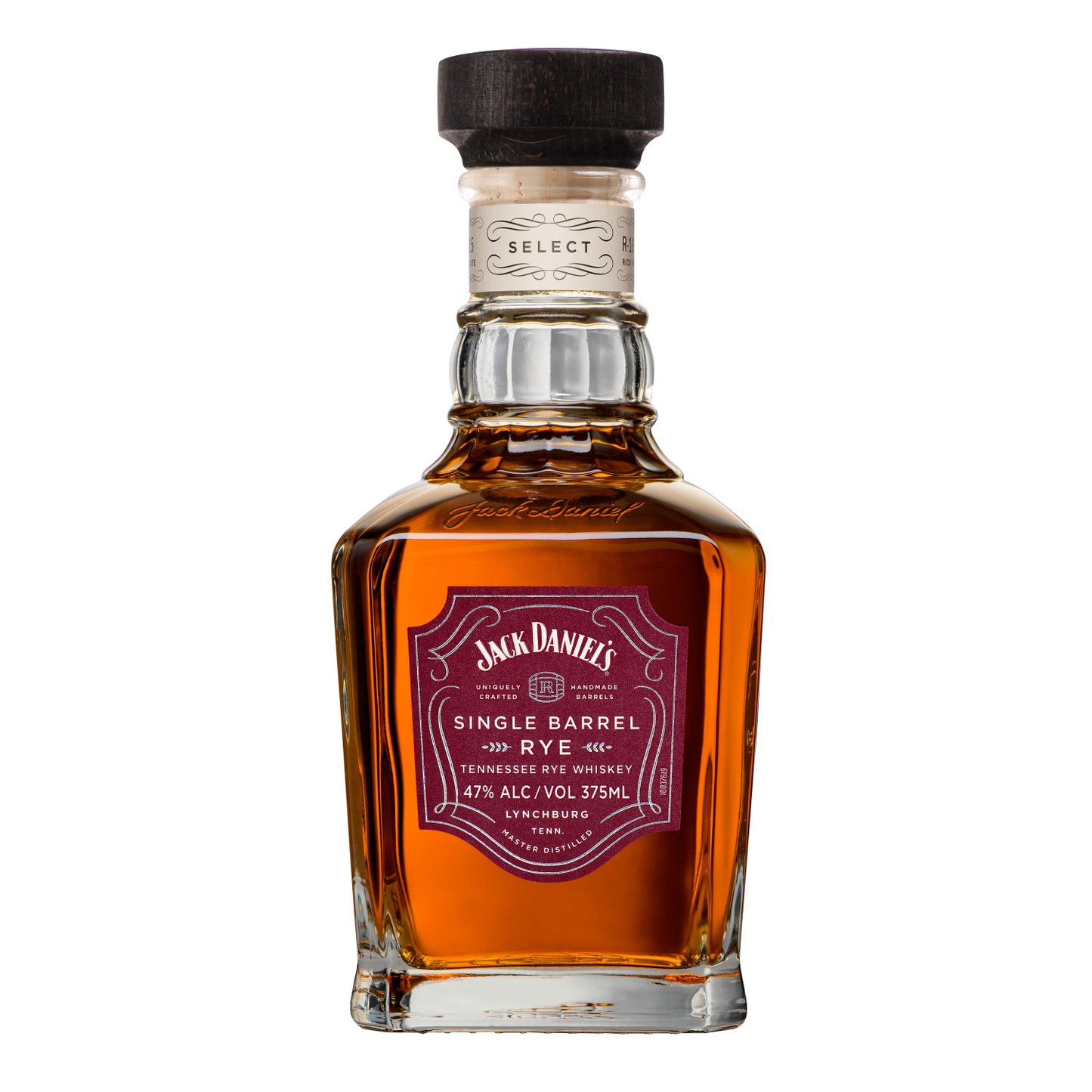 JACK DANIEL'S SINGLE BARREL TENNESSEE RYE WHISKEY 375ML