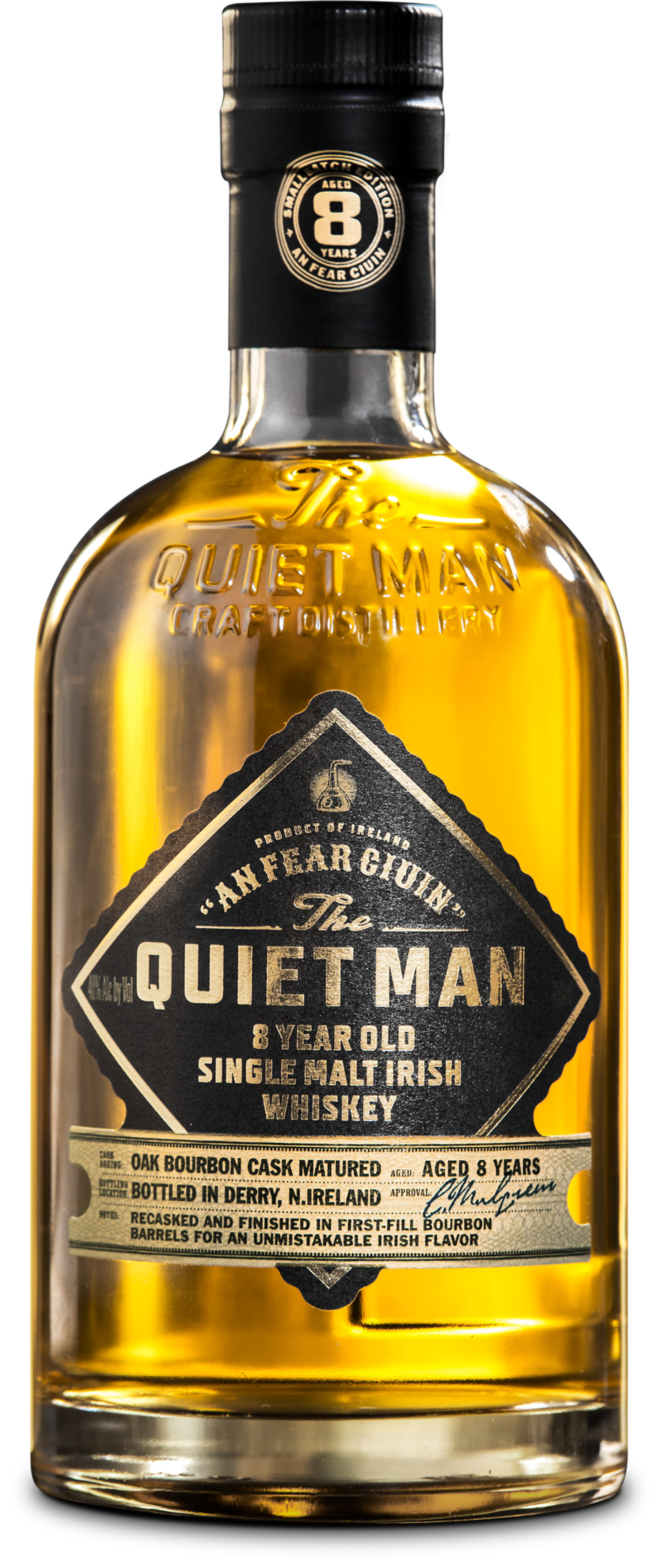 THE QUIET MAN IRISH WHISKEY 8YR 750ML