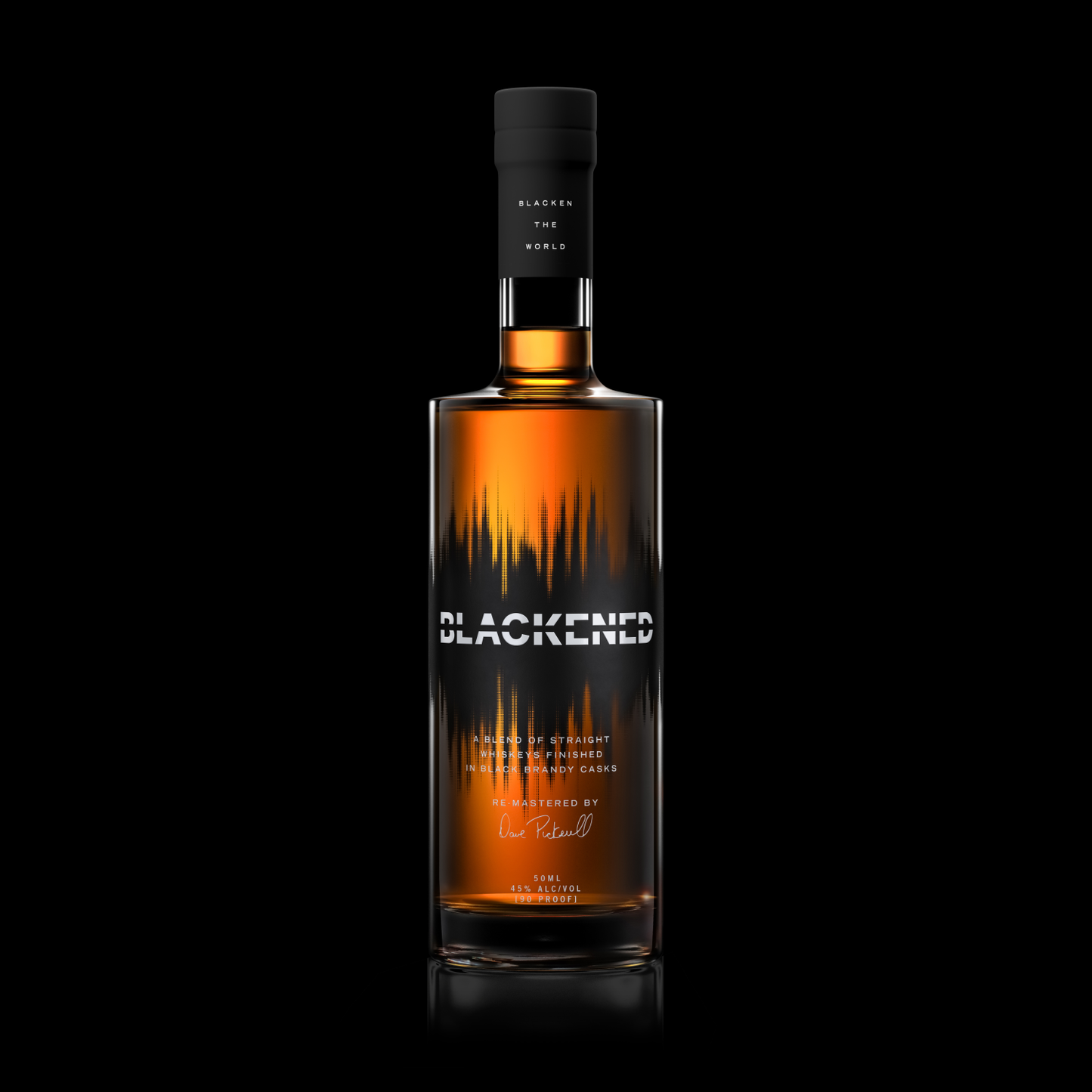 BLACKENED BLENDED STRAIGHT AMERICAN WHISKEY 50ML