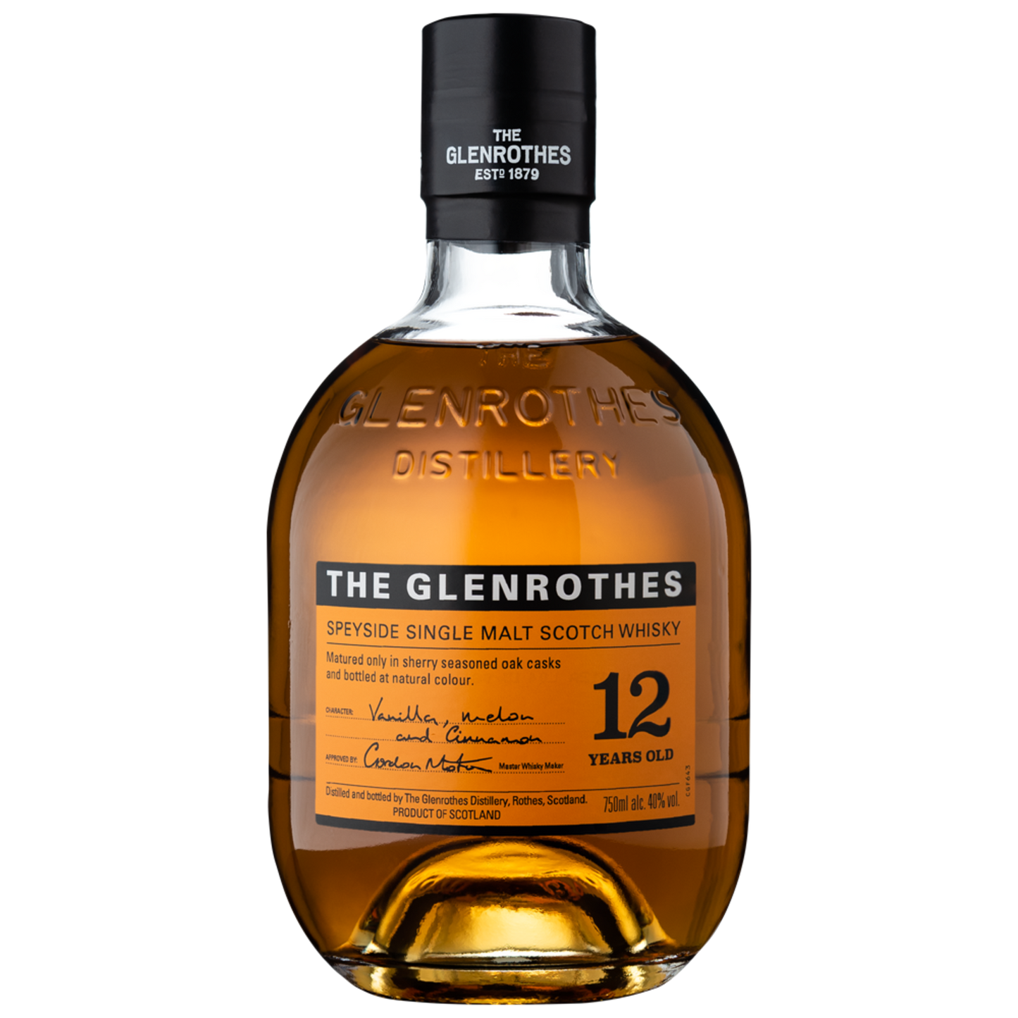 GLENROTHES 12 YEAR OLD SINGLE MALT SCOTCH WHISKY 750ML