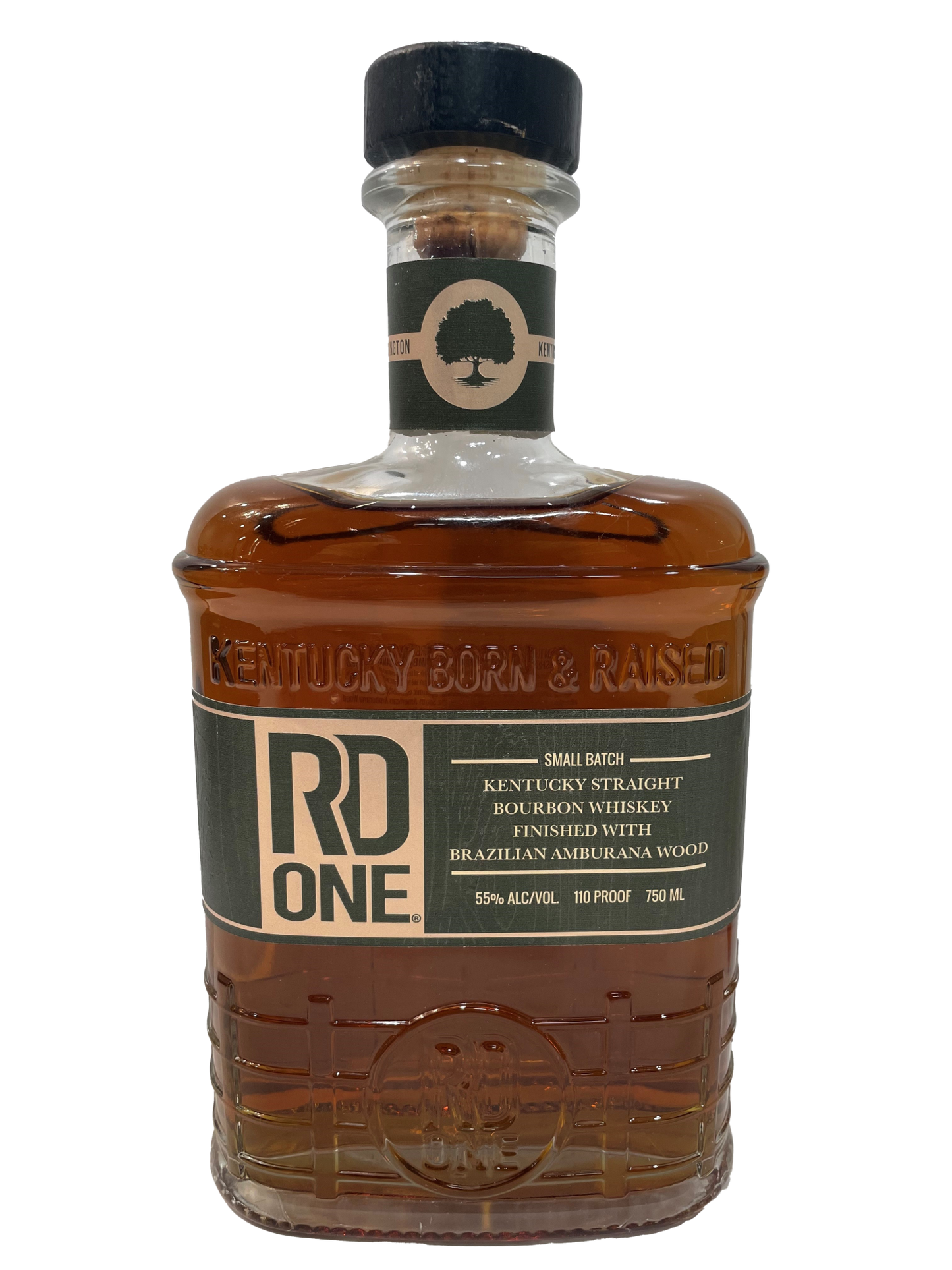 RD ONE SMALL BATCH KENTUCKY STRAIGHT BOURBON WHISKEY FINISHED WITH BRAZILIAN AMBURANA WOOD 750ML