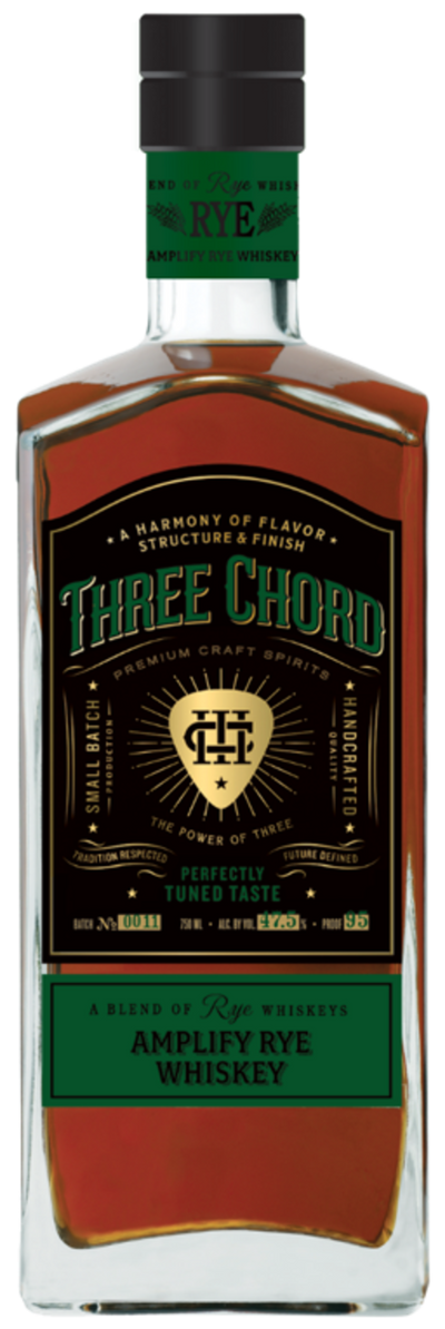 THREE CHORD RYE AMPLIFY WHSKY 750ML