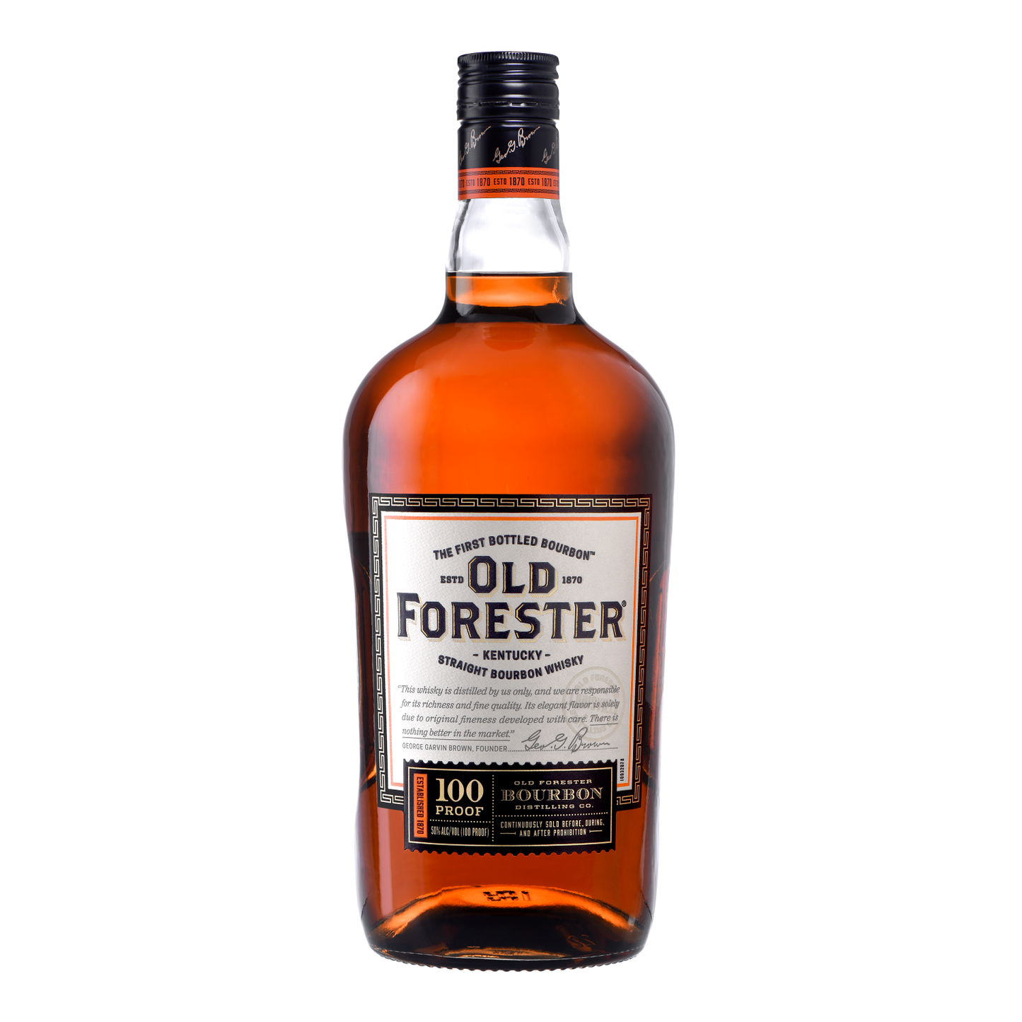 OLD FORESTER KENTUCKY STRAIGHT BOURBON WHISKEY 100 PROOF 1.75L/1.5L