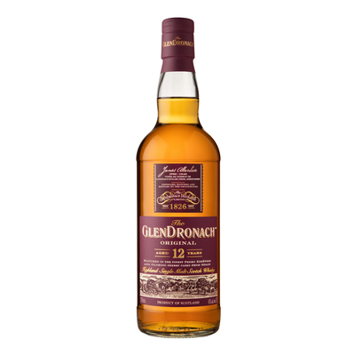 THE GLENDRONACH 12 YEAR OLD SINGLE MALT SCOTCH WHISKY 750ML