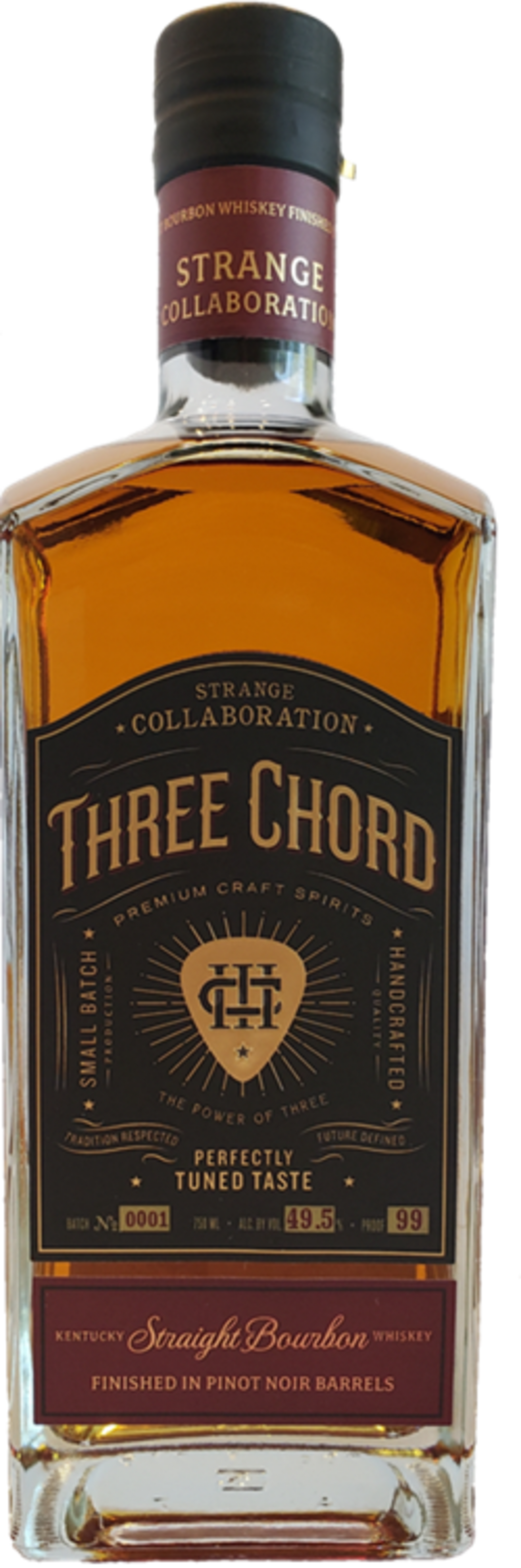 THREE CHORD STRANGE COLLABORATION KENTUCKY STRAIGHT BOURBON WHISKEY 750ML