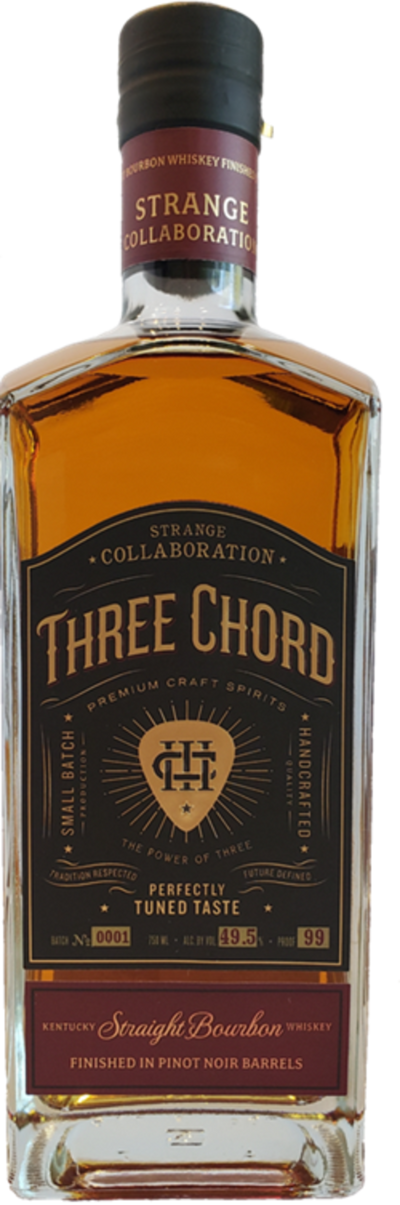 THREE CHORD STRANGE COLLABORATION KENTUCKY STRAIGHT BOURBON WHISKEY 750ML