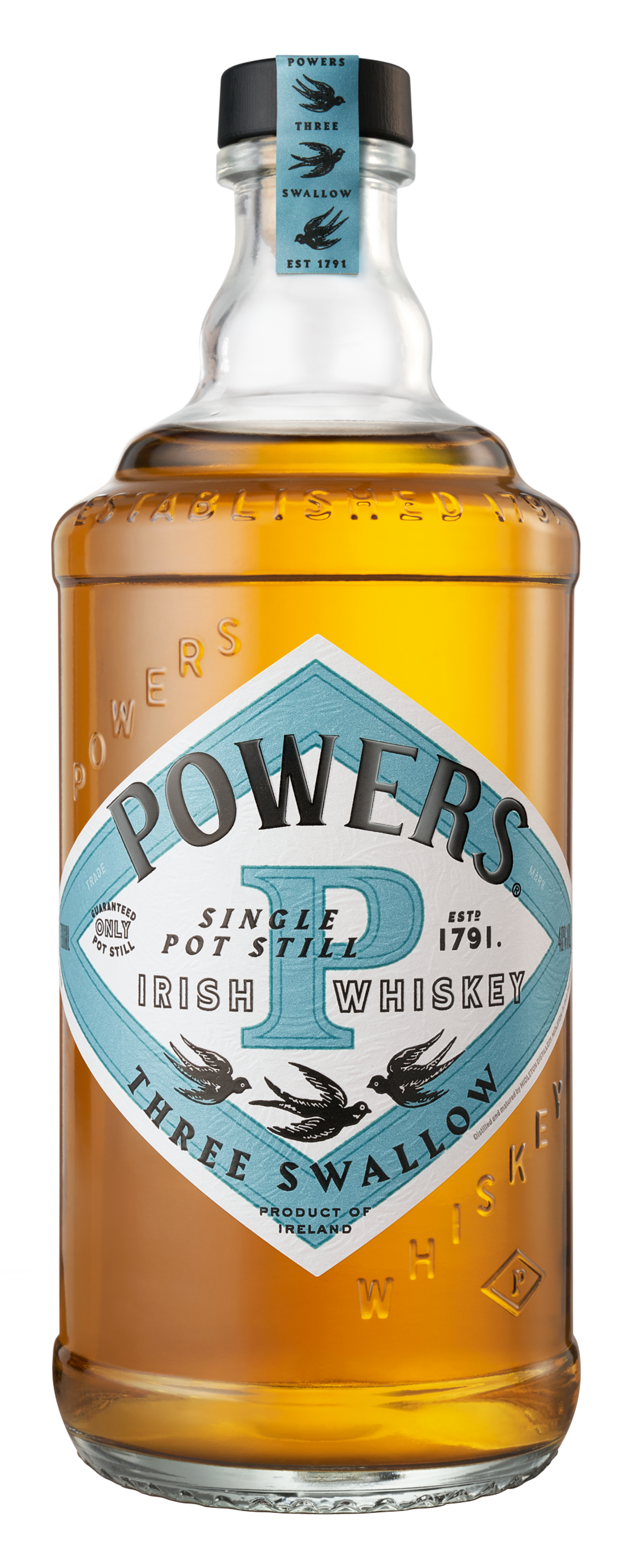 POWERS IRISH THREE SWALL WHISKEY 750ML