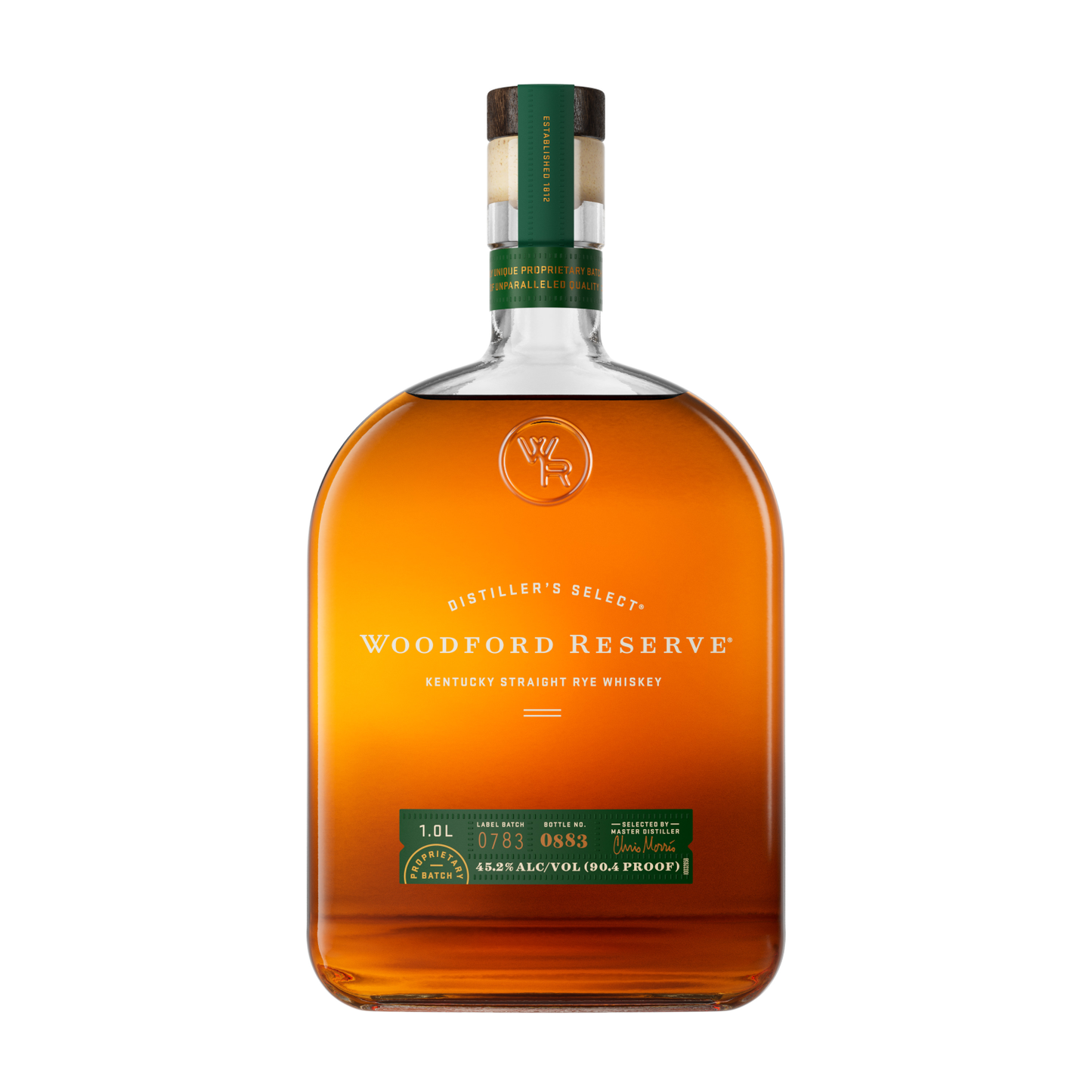 WOODFORD RESERVE KENTUCKY STRAIGHT RYE WHISKEY 1L