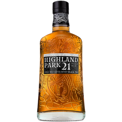 HIGHLAND PARK 21 YEAR OLD SINGLE MALT SCOTCH WHISKY 750ML