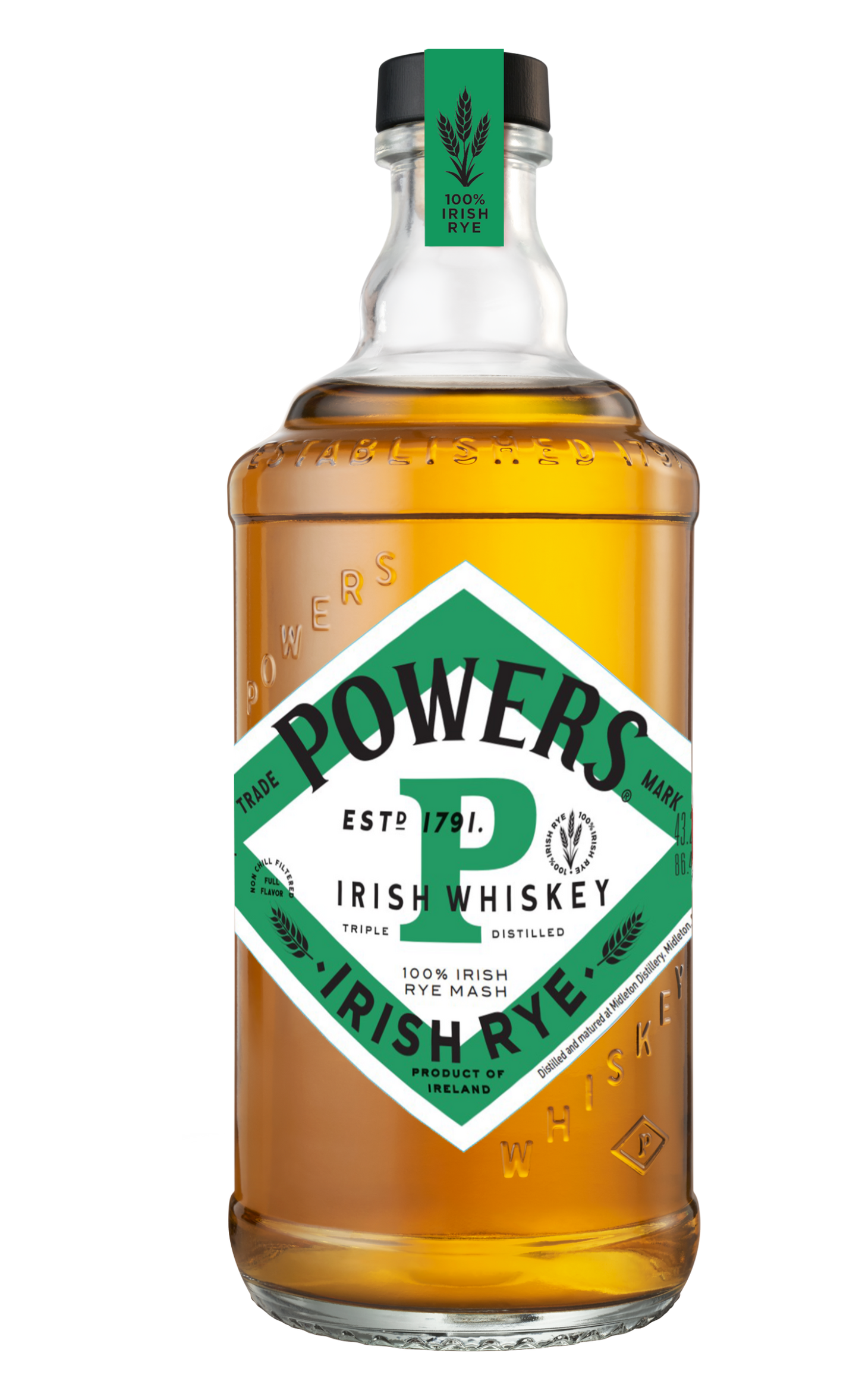 POWERS IRISH RYE 750ML